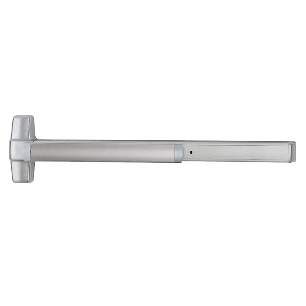 Grade 1 Concealed Vertical Rod Exit Bar, 36-in Device, 80-in to 100-in Door Height, Exit Only, Hex D